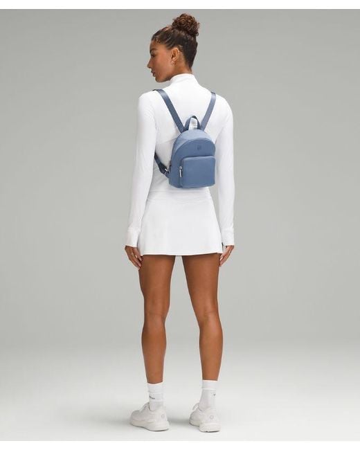 lululemon athletica Blue – Knit Nylon Micro Backpack 4L –