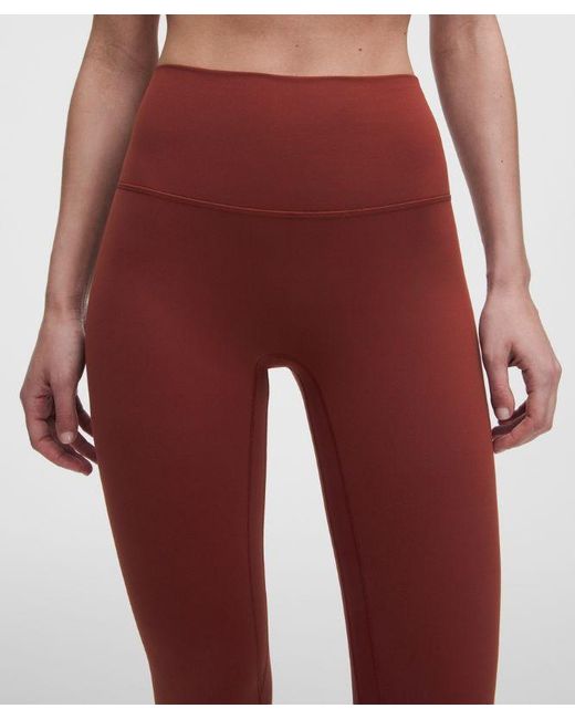 lululemon athletica Red Align No Line High-Rise Pant 28"