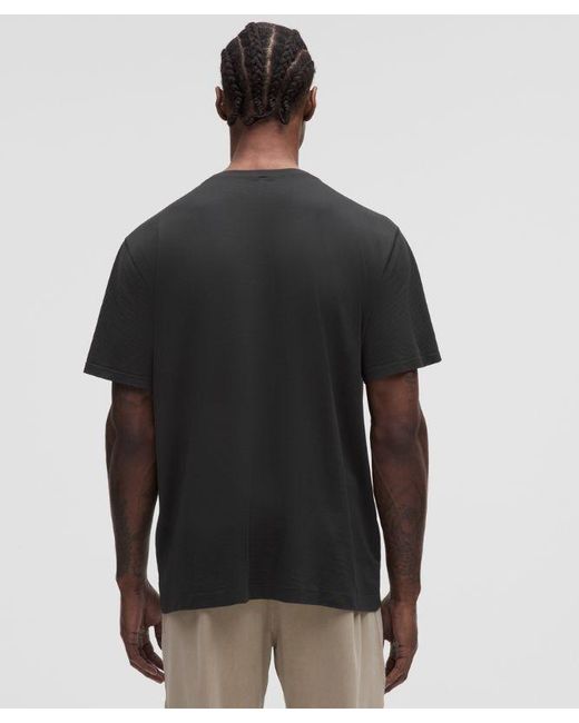 lululemon athletica Black Metal Vent Tech Relaxed-Fit Short-Sleeve Shirt for men