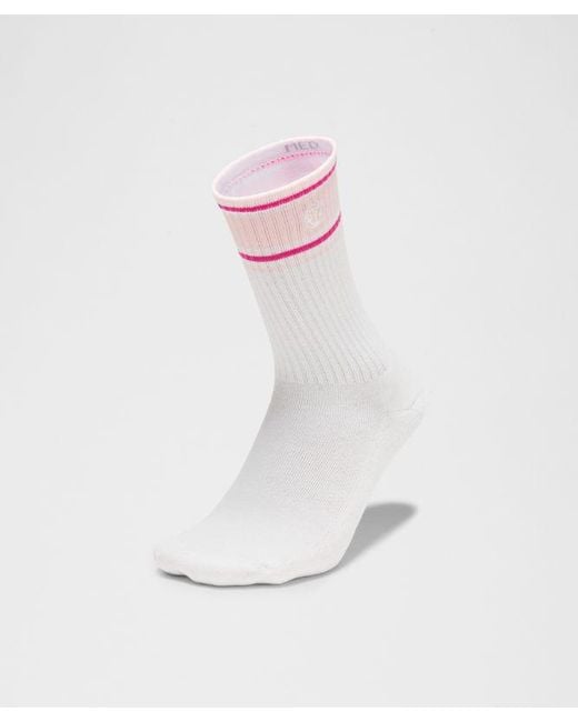 lululemon athletica White Daily Essential Crew Socks