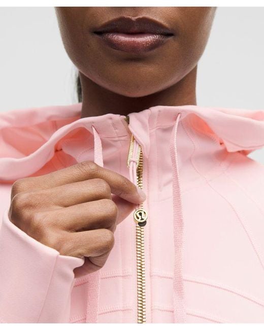 lululemon athletica Pink – Define Hooded Jacket Nulu – – Size 4