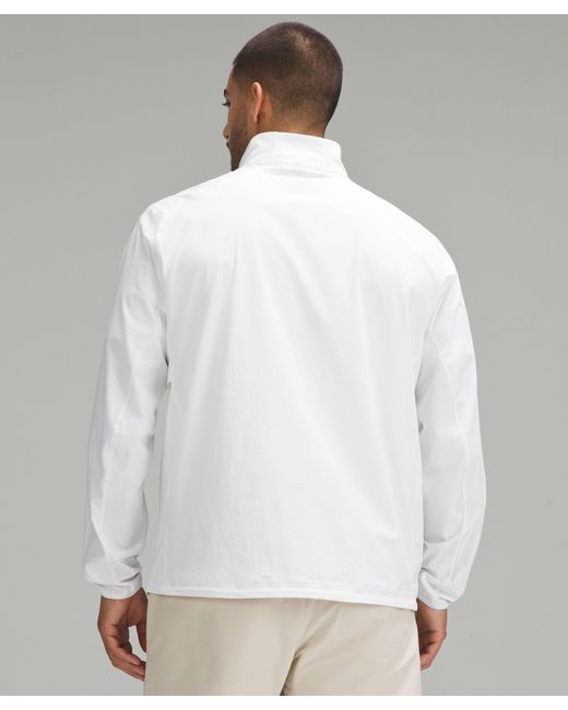 lululemon athletica White Sojourn Windbreaker Jacket