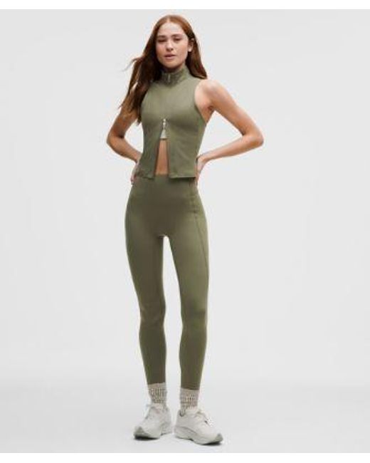 lululemon athletica Green – Santa Monica Zip-Front Tank Top Erewhon – –
