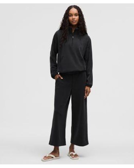 lululemon athletica Black Softstreme Half-Zip