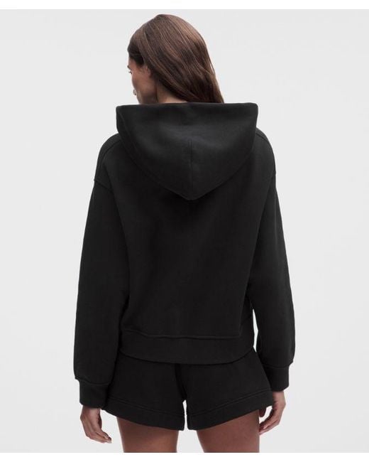 lululemon athletica Black Steady State Superloft Full Zip Hoodie