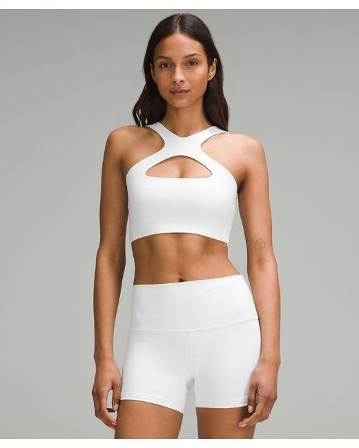 lululemon athletica White – Bend This Scoop And Cross Sports Bra Light Support, A-C Cups – –