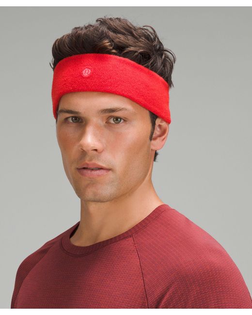 lululemon athletica Cotton Terry Sweatband - Color Red/bright Red