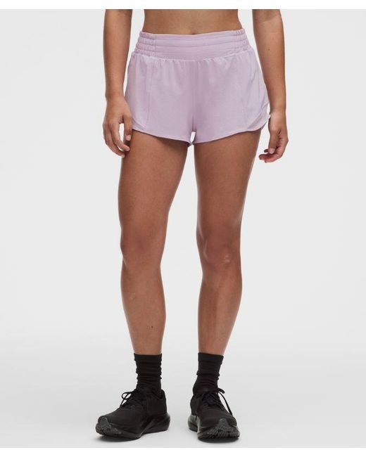 lululemon athletica Red Hotty Hot High-Rise Lined Short 2.5"