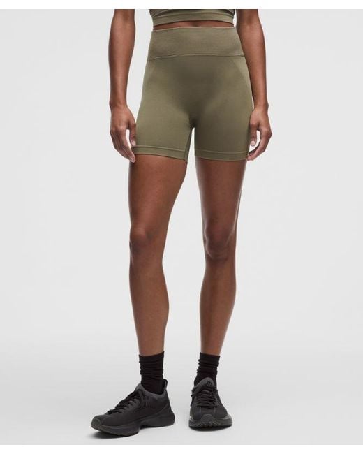 lululemon athletica Green Get Low High-Rise Training Short 5"