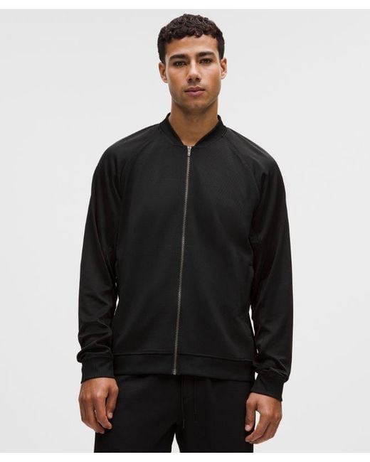lululemon athletica Black Pace Breaker Track Jacket for men
