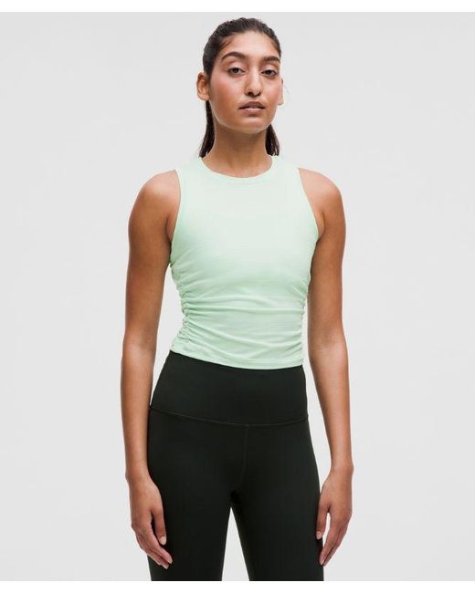 lululemon athletica Green License To Train Tight-Fit Tank Top