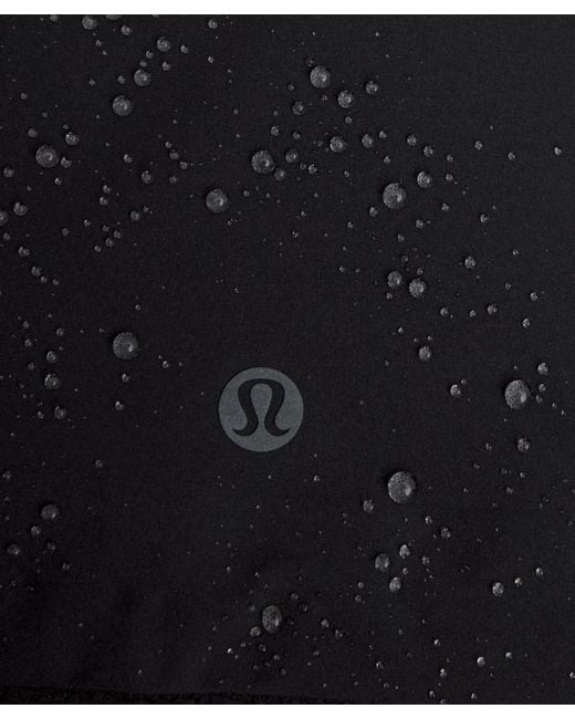 lululemon athletica Black Stretch Glyde Waterproof Jacket for men