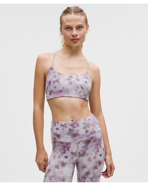 lululemon athletica Purple – Flow Y Sports Bra Light Support, A/B Cup Evolve – –