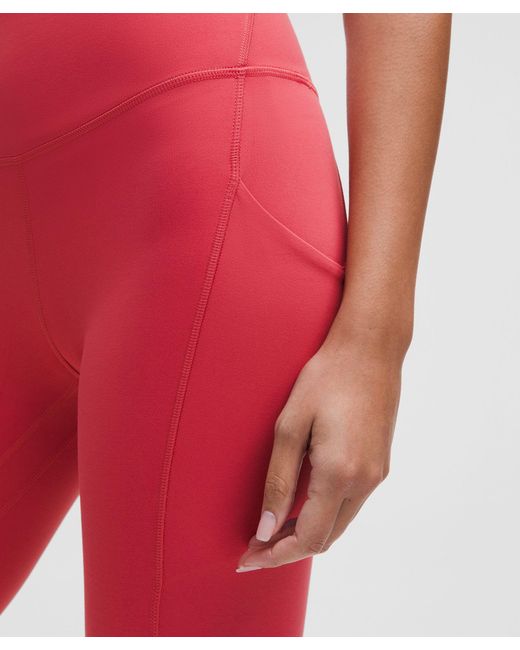 lululemon athletica Red Align High-Rise Leggings With Pockets 25"