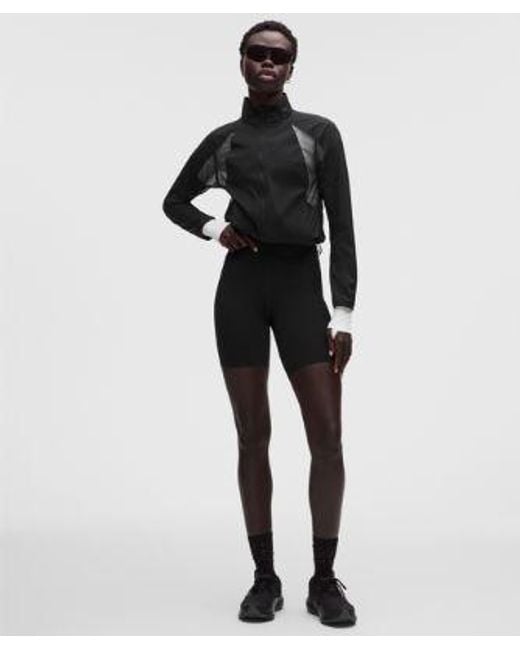 lululemon athletica Black Fast And Free High-Rise Short 8"