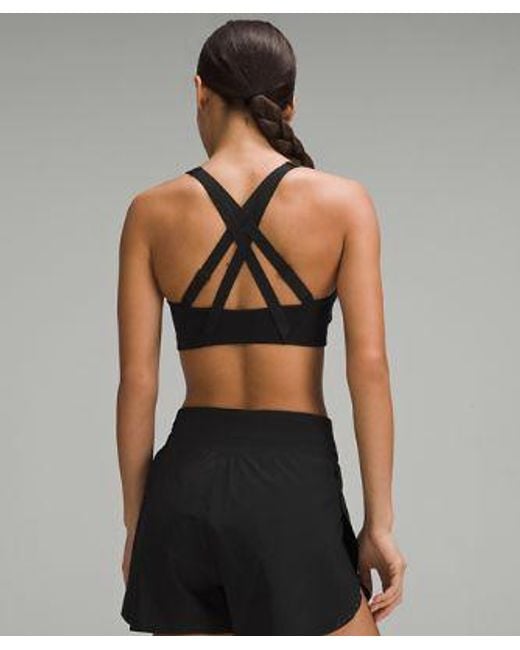 lululemon athletica Black Energy Bra High Support Zip-front High Support, B-g Cups