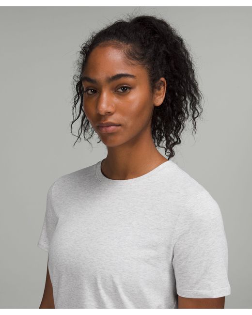 lululemon athletica Love Crewneck T-shirt in White | Lyst