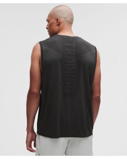 lululemon athletica Black Metal Vent Tech Relaxed-Fit Sleeveless Shirt for men