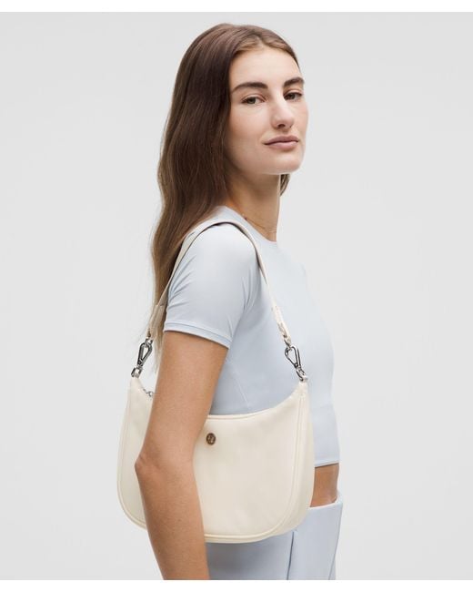lululemon City Essentials Small Shoulder Bag 3L in White | Lyst