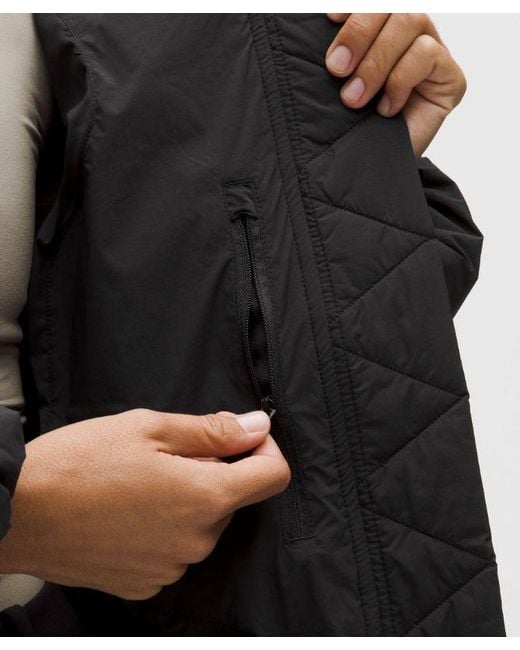 lululemon athletica Black Cinch-Waist 600-Down-Fill Puffer