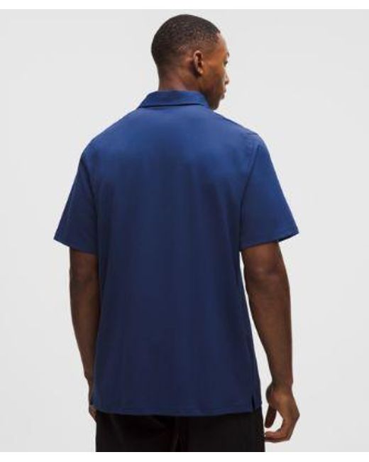 lululemon athletica Blue – Showzero Classic-Fit Polo Shirt – – Size Medium for men