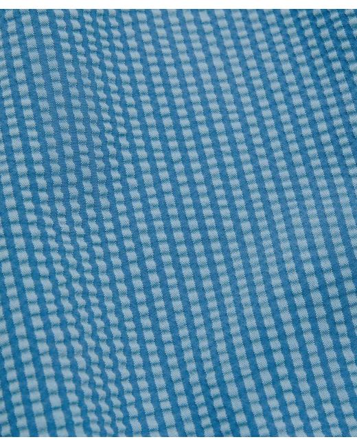 lululemon athletica Blue Textured Swim Short 5" for men
