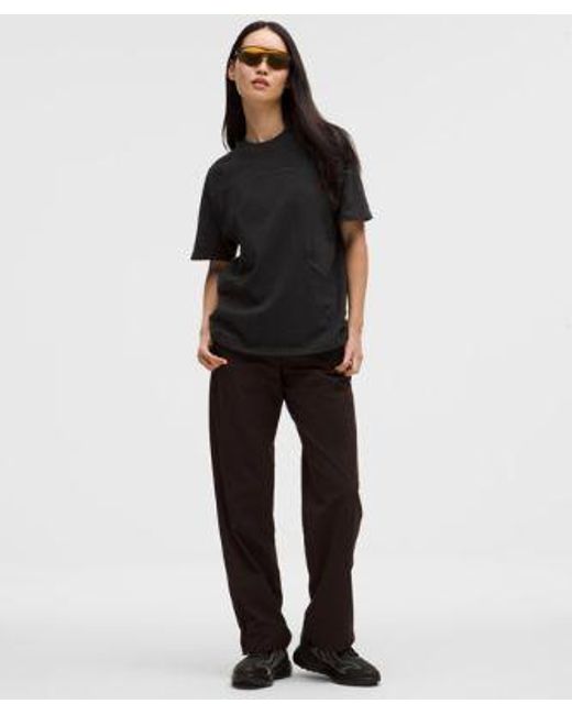 lululemon athletica Black – Organic Oversized T-Shirt Slnsh Collection – – Size Large