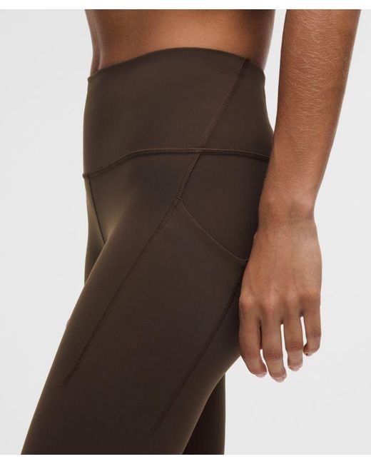 lululemon athletica Natural – Wunder Train High-Rise Tight Leggings With Pockets – 25" – – Size 4