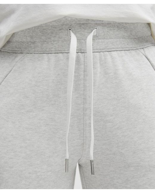lululemon athletica White Scuba Mid-Rise Wide-Leg Pant