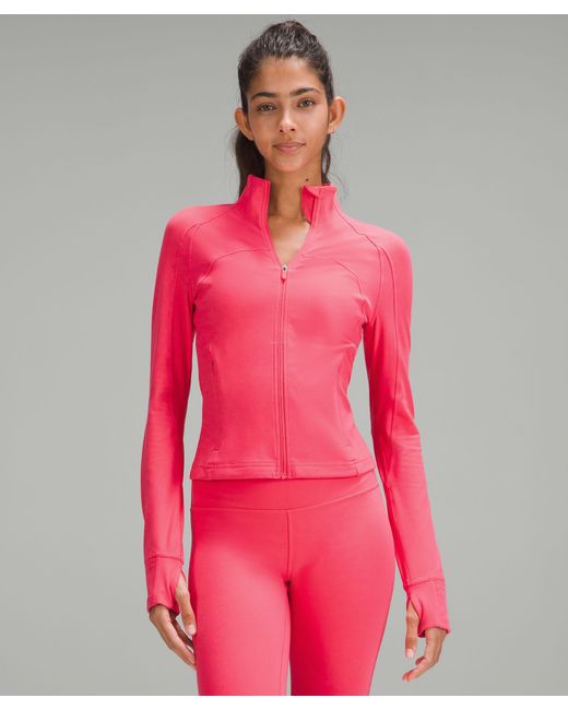 lululemon athletica Define Cropped Jacket Nulu - Color Neon/pink - Size 6