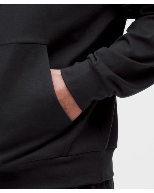 lululemon athletica Black – Heavyweight Soft Jersey Half Zip Sweatshirt – – Size Large for men