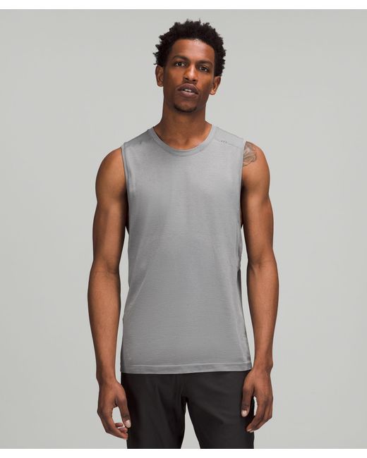 lululemon athletica Gray Metal Vent Tech Sleeveless Shirt 2.0 for men