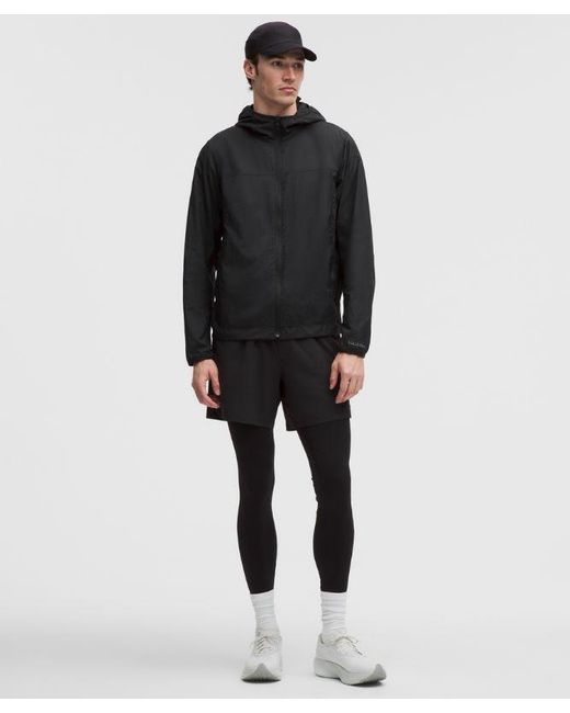 lululemon athletica Black – Insuleight Cold-Weather Run Shell – – for men