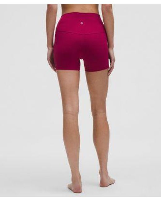 lululemon athletica Purple Align High-Rise Short 4"