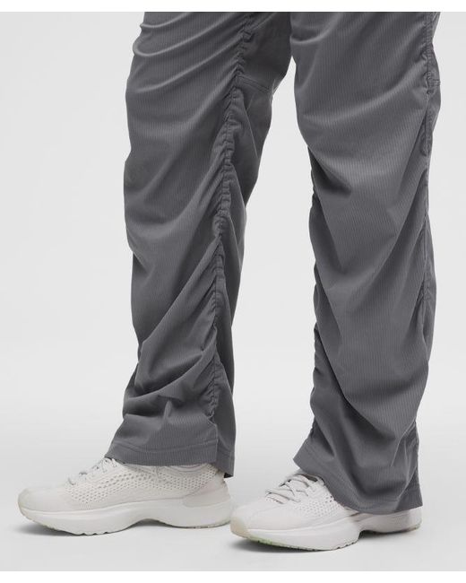 lululemon athletica Gray Dance Studio Slim-Fit High-Rise Flared Pant