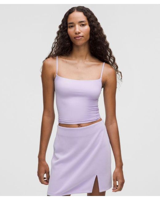 lululemon athletica Purple – Wundermost Ultra-Soft Nulu Spaghetti-Strap Adjustable Cami – –