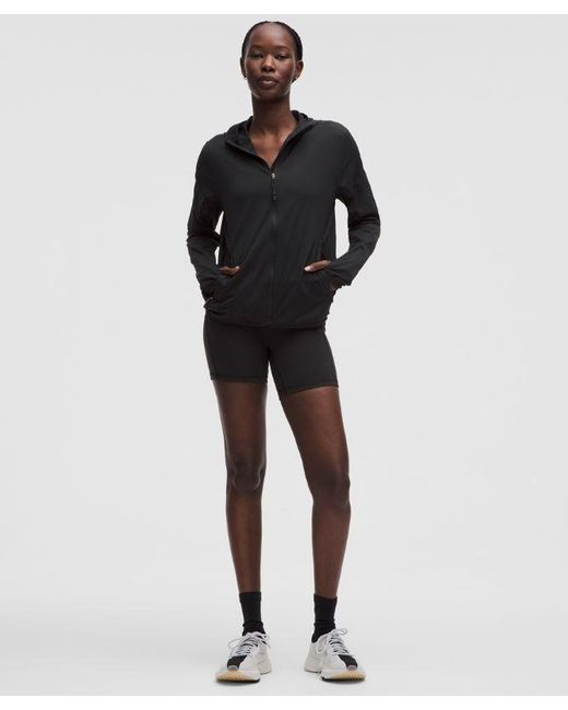 lululemon athletica Black Breathable Lightweight Training Jacket