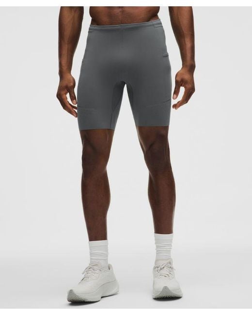 lululemon athletica Blue – Fast And Free Half Tights – 8" – – for men