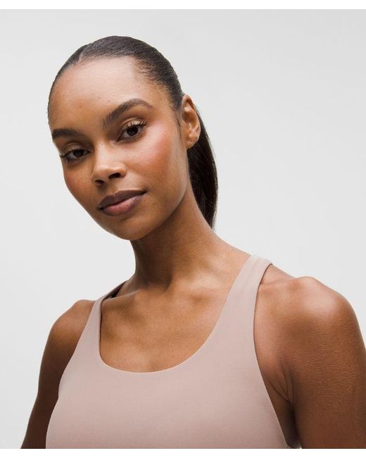lululemon athletica Brown – Wunder Train Mesh-Back Sports Bra Medium Support, B/C Cup – – Size 6
