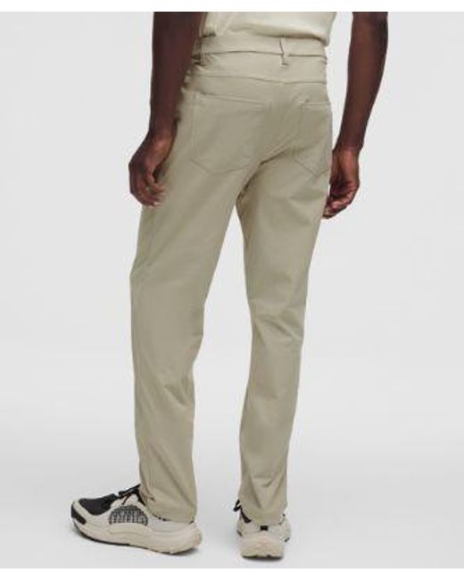 lululemon athletica Multicolor Abc Classic-fit 5 Pocket Trousers 32"l Warpstreme - Color Khaki - Size 28 for men