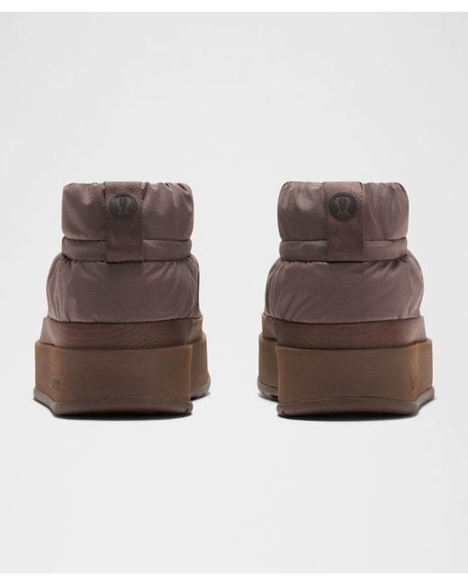lululemon athletica Brown Wunder Puff Mini Boot