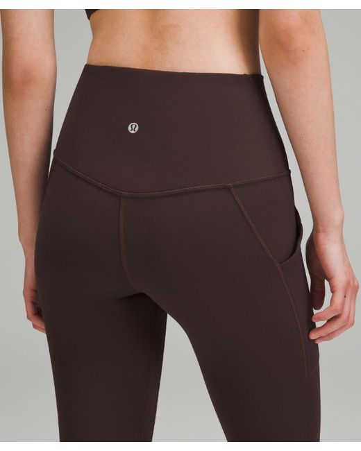 lululemon athletica Brown Align High-Rise Pant With Pockets 25"