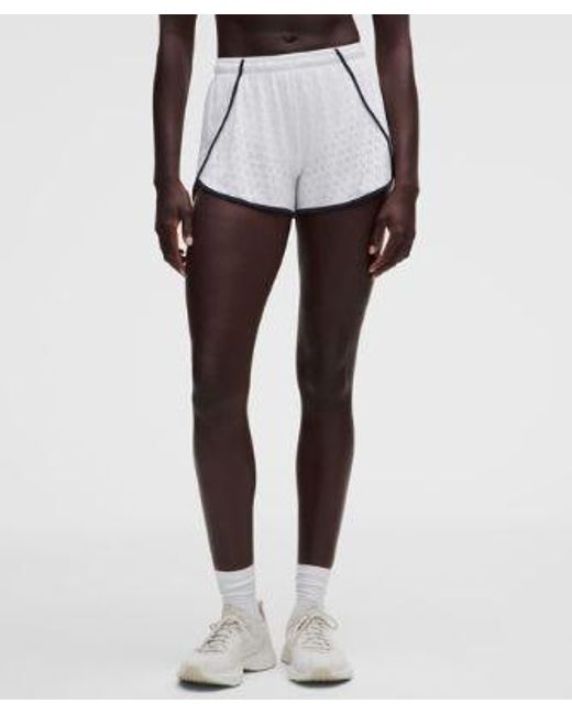 lululemon athletica Blue – Swiftly Mid-Rise Shorts – 3" – – Size 14
