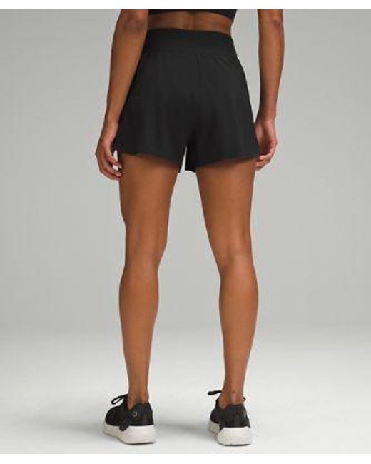 lululemon athletica Fast And Free Reflective High-rise Classic-fit Shorts - 3" - Color Black - Size 0