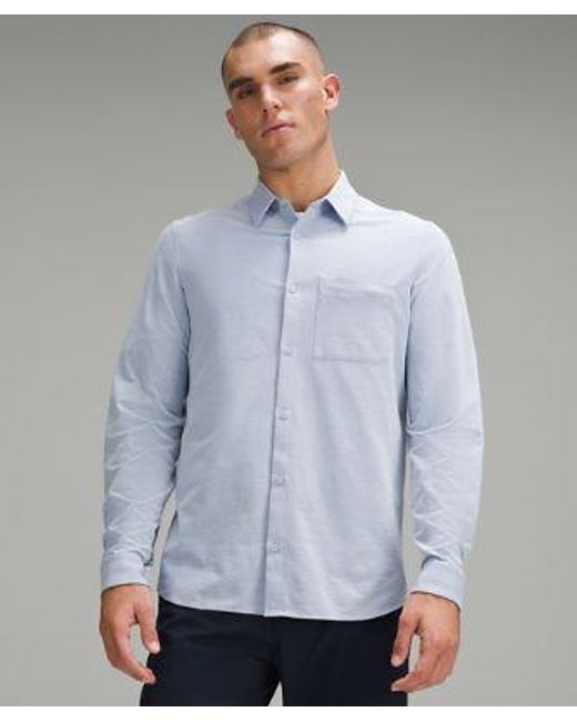 lululemon athletica Gray – Commission Long-Sleeve Shirt Oxford – //Pastel – for men