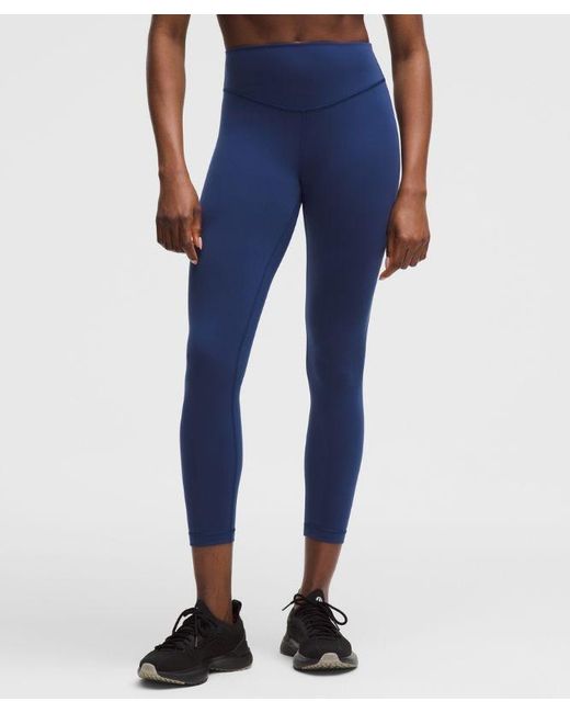 lululemon athletica Blue – Wunder Under Smoothcover High-Rise Tight Leggings – 25" – – Size 4