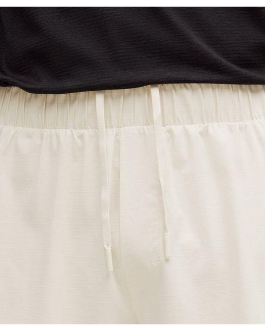 lululemon athletica White Mile Maker Ripstop Lined Short 4" for men