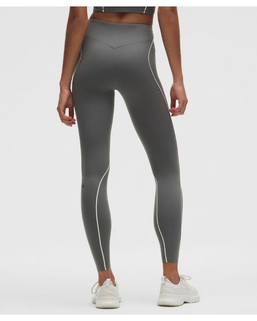 lululemon athletica White – Ultralu Contour-Seam High-Rise Tight Leggings – – Size 4