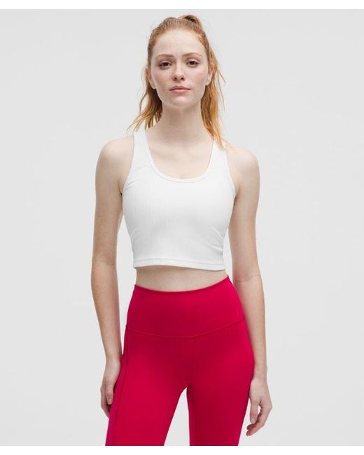 lululemon athletica Red – Power Pivot Training Tank Top – – Size Medium