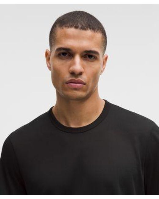 lululemon athletica Black Fast And Free Short-Sleeve Shirt for men